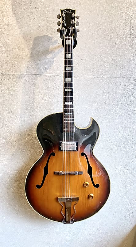 Chaki Full Sized L5 Type Carved Archtop with Duncan Seth Lover MIJ Lawsuit 1970s image 1