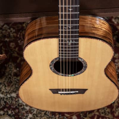 Washburn Bella Tono Elegante S24S Acoustic Studio Size Guitar, Natural Gloss image 8