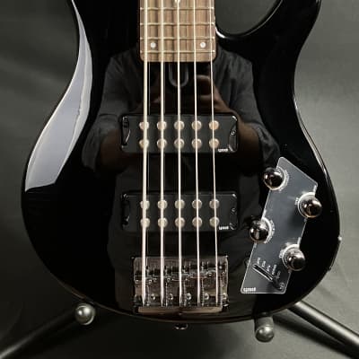 Yamaha TRBX305BL 5-String Electric Bass Guitar Gloss Black Finish image 2