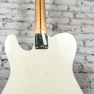 Fender 2017 Custom Shop Black Anodized Journeyman Relic Telecaster Electric Guitar, Aged Opaque White Blonde w/ Glaser B-Bender & Original Case x7975 (USED) image 17