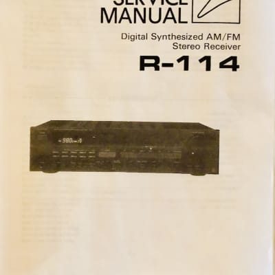 Luxman R-114 1985 Black image 6
