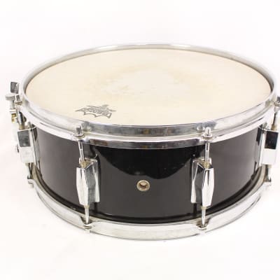 NewSound Snare Drum 8 lug 14" x 5" 1980's Black with Case image 2