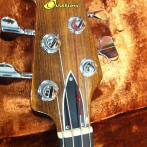 Ovation Magnum I Fretless 70s Mahogany with OHSC and Case Candy! image 6