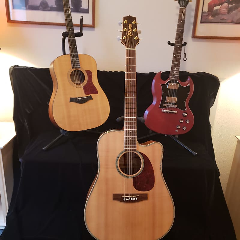 Absolutely Mint Takamine EG340DLX and HSC | Reverb