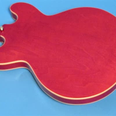 Cort Source ES-335 Style Semi-Hollow Trans Cherry image 5