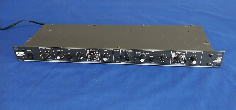 Vintage RANE AC 22 Active Crossover With Power Supply Tested | Reverb