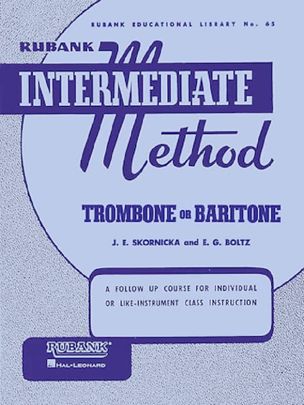 Rubank Publications Intermediate Trombone or Baritone Method Book image 1