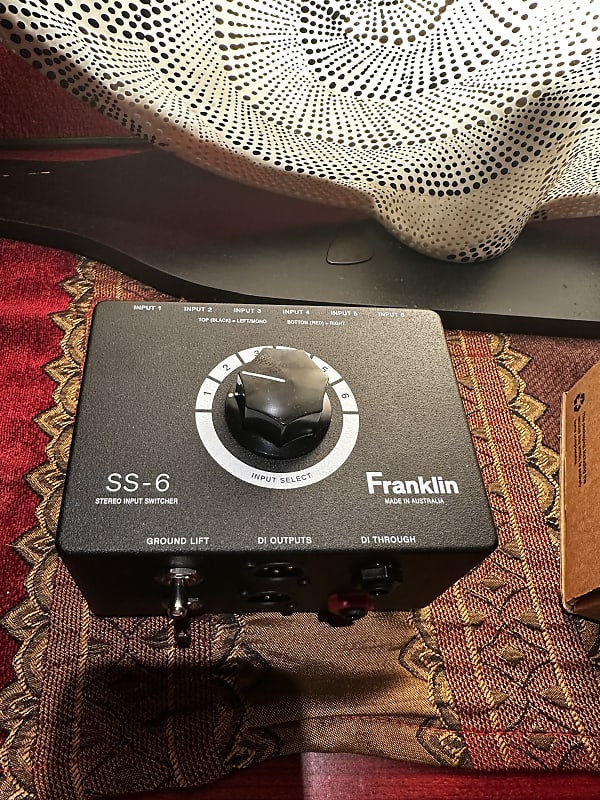 Franklin Audio SS-6 Stereo Input Switcher DI