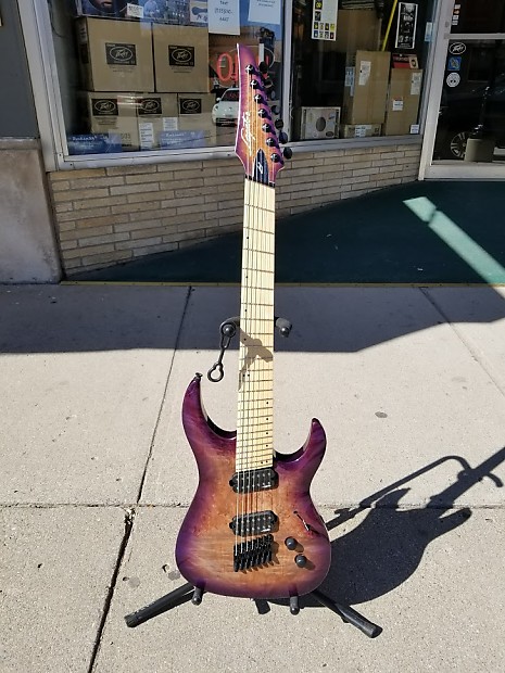 Legator Ninja NRF7-200 Fanned Fret 7 String 2018 Purple