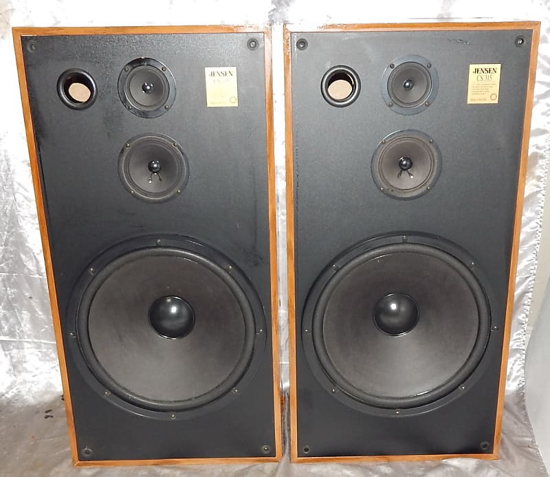 Jensen floor standing store speakers