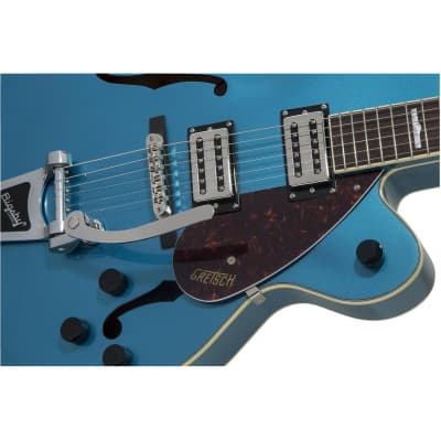 Gretsch G2420T Streamliner Hollow Body Electric Guitar, Laurel Fingerboard, Riviera Blue image 9