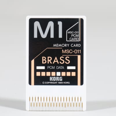 Korg MSC-011 Brass PCM Card for M1