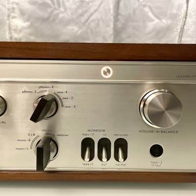 Vintage Rare Luxman SQ505X (30 WPC / 50 WPC) Integrated Amplifier - Rosewood+ Serviced + Clean image 9