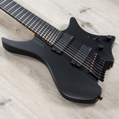Strandberg Boden Metal NX 8 Multi-Scale Headless 8-String Guitar, Black Granite image 12