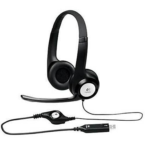Logitech ClearChat H390 Comfort USB Headset with Noise-Canceling Microphone for Windows and Mac image 1