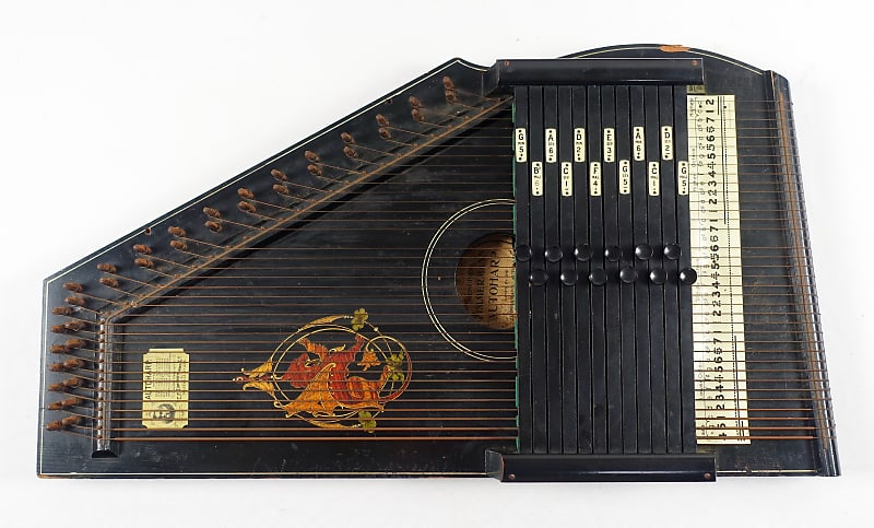 Vintage 1895 George Zimmermann No. 73 Twelve Chord Autoharp | Reverb