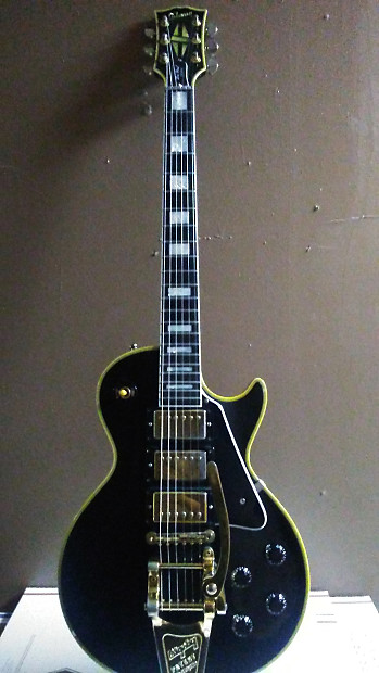 1957 Gibson Les Paul Custom Black Beauty Reissue. 3 pickup image 1