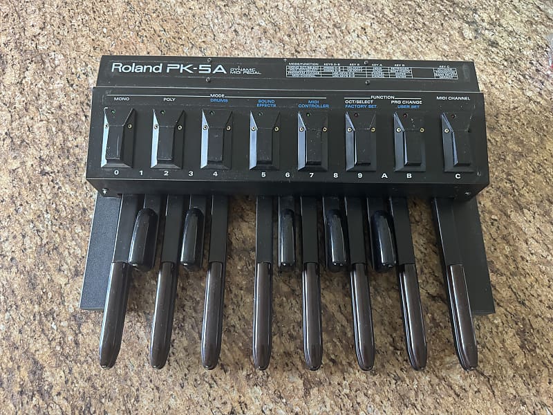 Roland PK-5A Dynamic MIDI Pedal Controller | Reverb