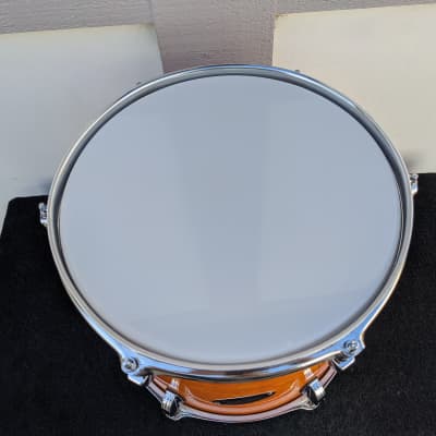 NEW! Ludwig Rocker Elite Taiwan Made 10 x 12" Amber/Orange Lacquer Tom - Looks & Sounds Excellent! image 5