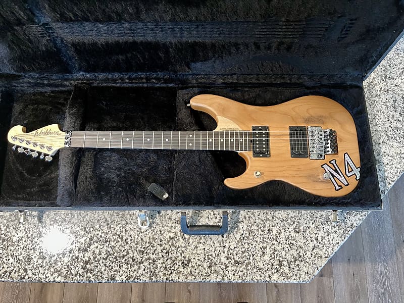 Left Handed Washburn N4 Guitar Factory Relic Mint USA Reverb