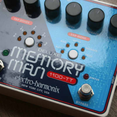 Electro-Harmonix Deluxe Memory Man 1100-TT Tap Tempo 1100Ms Analog Delay imagen 2
