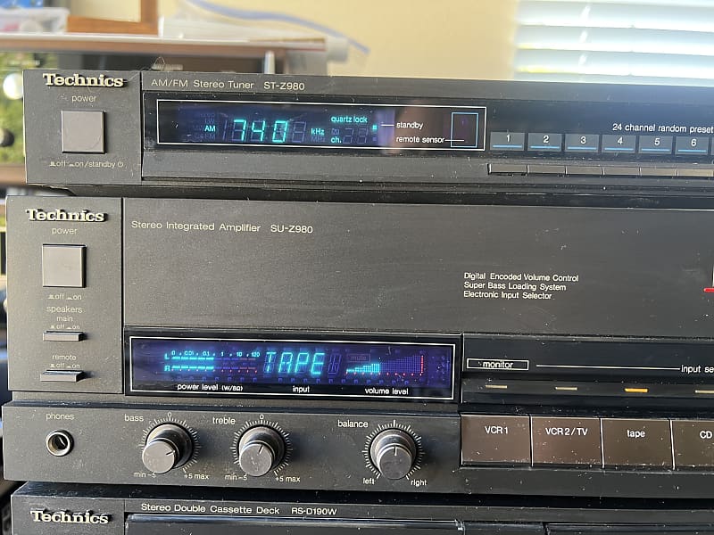 Vintage Technics SU-Z980 Integrated Amplifier & ST-Z980 Vintage Technics SU-Z980 Integrated Amplifier & ST-Z980