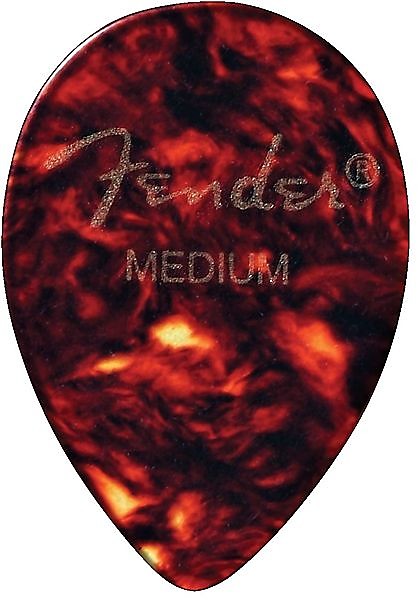 Fender 358 Shape Picks, Shell, Medium, 12 Count 2016 image 1