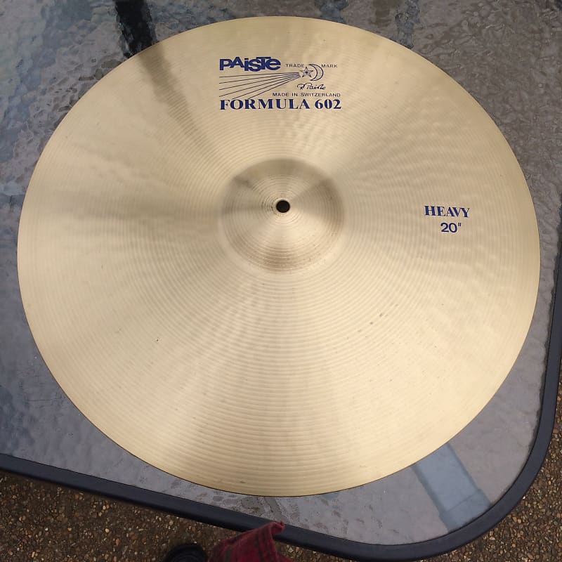 Paiste Formula 602 blue label vintage 20