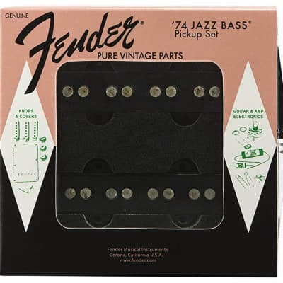 Fender American Vintage '74 Jazz Bass Pickups Set 0992243000 image 1