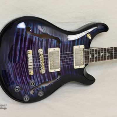 2022 PRS Guitars McCarty 594 Hollowbody II 10 Top - Violet Blue Smokeburst (NOS) image 4