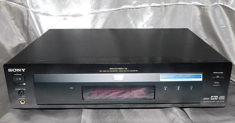 Sony DVP-S7700 96 kHz sampling CD DVD  player with remote image 1