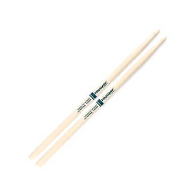Promark TXR5BW American Hickory Natural Wood Tip, Single Pair, Unlacquered image 1