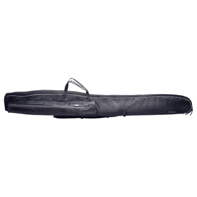 Stagg EDB-3/4-DBR VIOLIN BURST 3/4-Size Electric Double Bass with Gig Bag 2010s - Metallic Black image 3