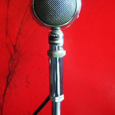 Vintage 1950's Astatic T-3 crystal "bullet" microphone High Z harp mic  prop display JT30 D104 image 3