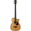 Ibanez AVCB9CE-NT Artwood Vintage Thermo Grand Concert 4 String RH Acoustic Electric Bass-Natural Hi