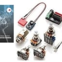 EMG Solderless Conversion Wiring Kit 1-2 Pickups SHORT SHAFT POTS 1 -PPP Push/Pull Pot ( 1 SET 9's )