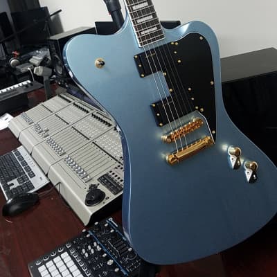 ESP LTD  SPARROWHAWK PELHAM BLUE Electric Guitar(LSPARROWHAWKPB) image 8