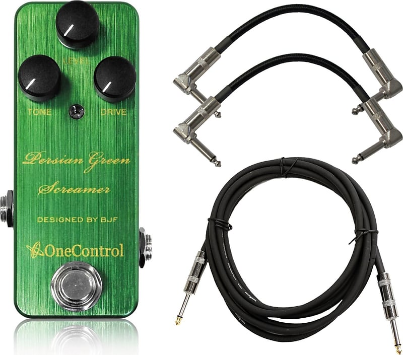 One Control Persian Green Screamer Overdrive Bundle image 1