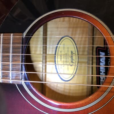 Used Epiphone Texan VS Acoustic Guitar With Original Case & Fishman Pickup image 7