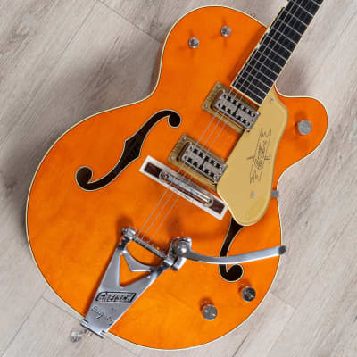 Gretsch G6120T-59 Vintage Select '59 Chet Atkins Guitar, Vintage Orange Stain image 2