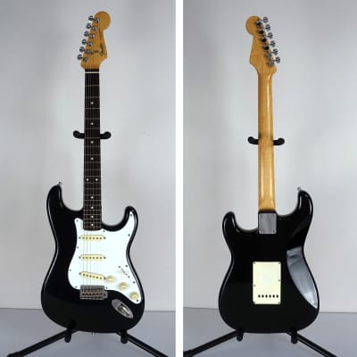 1986-1987 Fender Japanese Stratocaster ST-362V Made In Japan MIJ Black image 3
