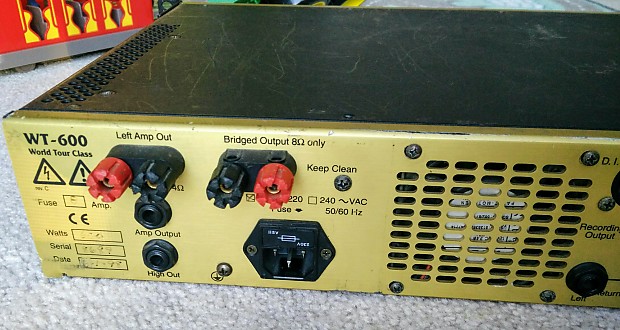 Eden WT-600 Road Runner Bass Amplifier, Tube Preamp | Reverb