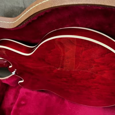 Gibson Gibson ES-335 Jun 2021 Sixties Dot USA Mint 2021 - Cherry Red image 19
