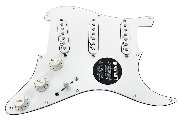 920D Custom Shop 453-244-10 Seymour Duncan Jimi Hendrix Signature Loaded Strat Pickguard w/ 5-Way Switching image 1