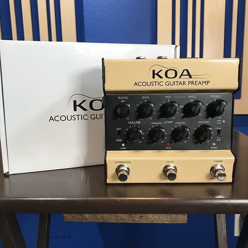 Carvin KOA Acoustic Guitar Preamp Reverb Australia