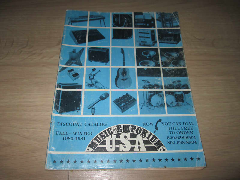 Music Emporium Catalog FallWinter 19801981 Original Reverb