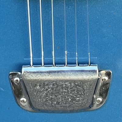 Vintage 1960s Kingston Kawai Teisco Swinga Style~S1T Hound Dog Offset Dbl Cutaway Guitar Ocean Blue All Original! ** SEE VIDEO** image 8
