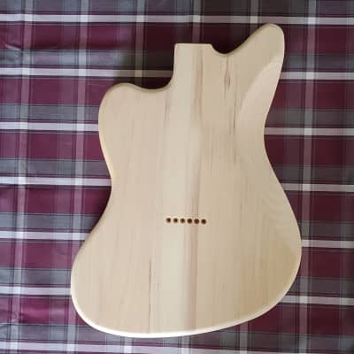 Woodtech Routing 2 pc. Eastern White Pine Double Humbucker Telemaster Body - Unfinished image 2