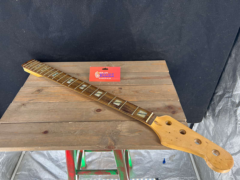 Real Life Relics Aged Jazz Bass® Neck Replacement JBNR # 1 | Reverb