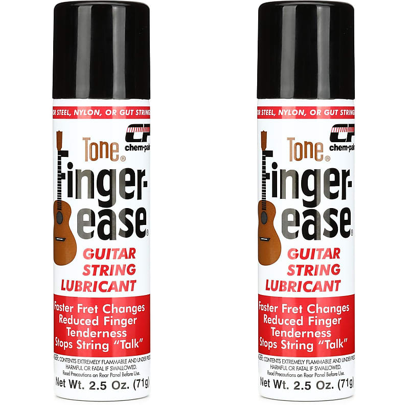 Chem-Pak Tone Finger Ease Guitar String Lubricant (2.5oz Spray Can) 3-Pack  [ProfRev]